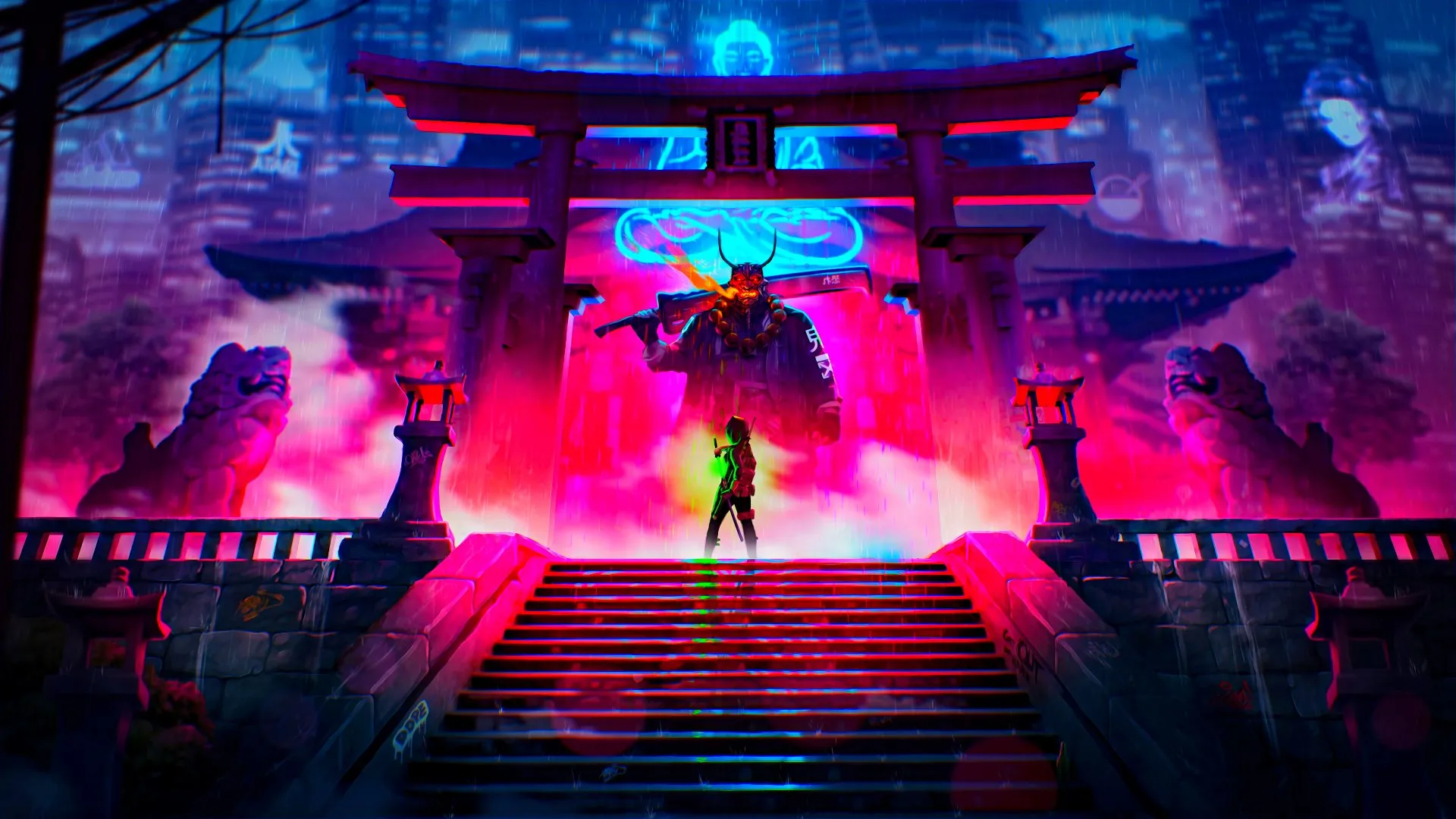 赌博游戏赛博都市夜景 - 南宫28